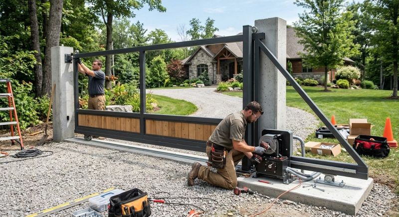 Remote Gate Installation in Alpharetta, GA