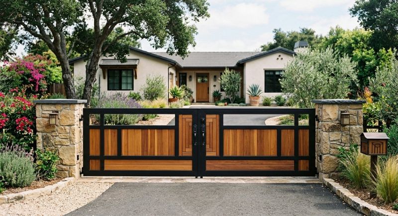 Driveway Fence Installation in Cumming, GA