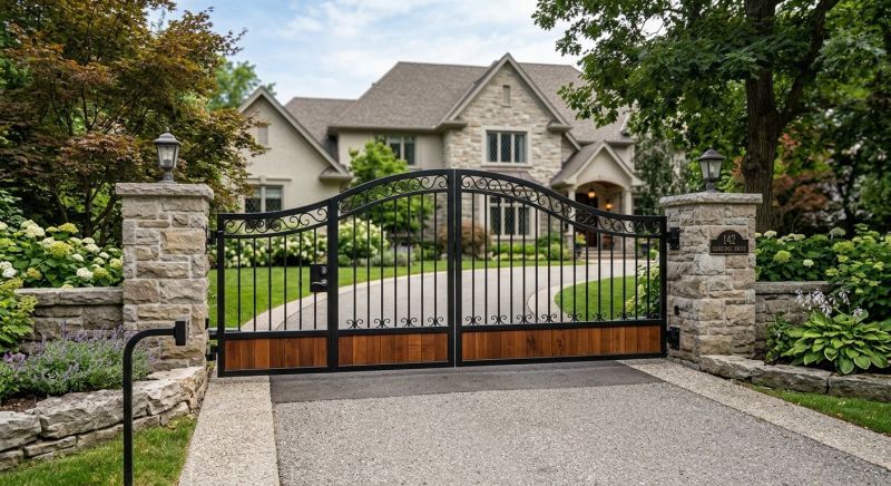 Driveway Gate Installation in Roswell, GA