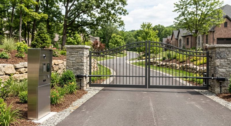 Entrance Gate Installation in Cary, NC